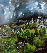 El Greco View of Toledo oil on canvas